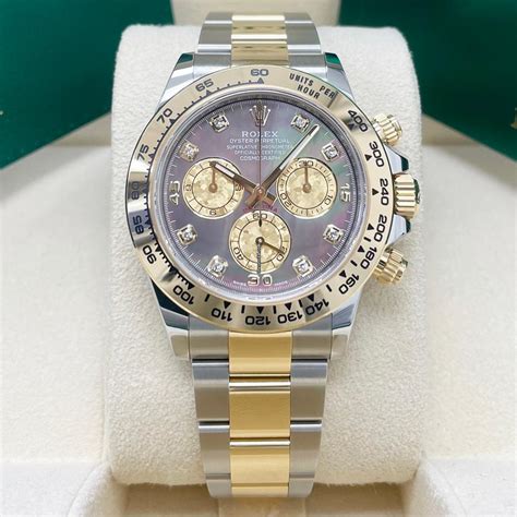 rolex black mother of pearl dial daytona|rolex daytona 116503 price.